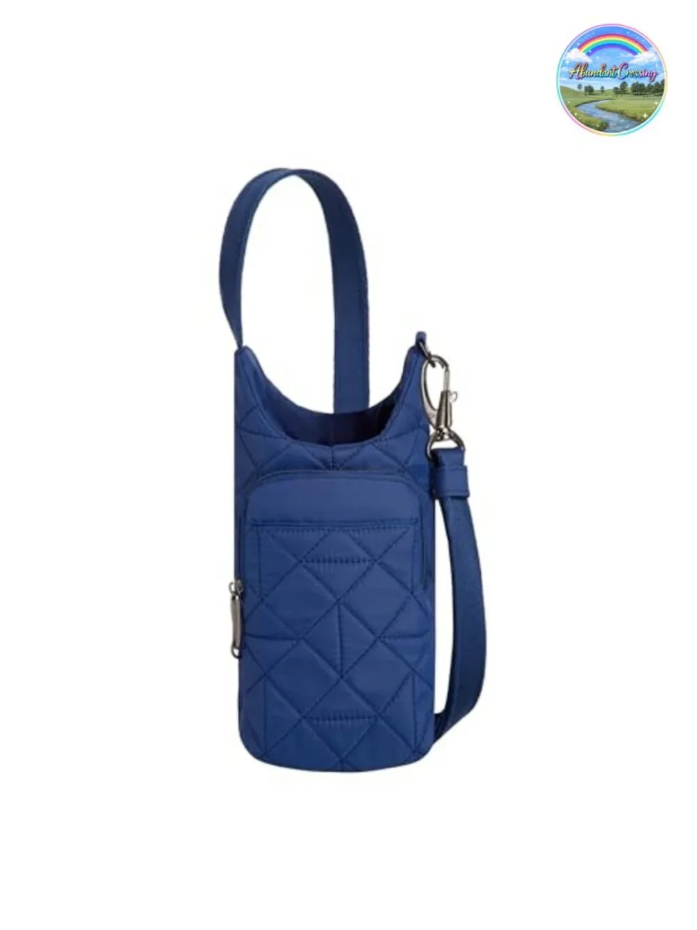 Anti-Theft Insulated Water Bottle Tote with RFID Blocking, Slash-Resistant,